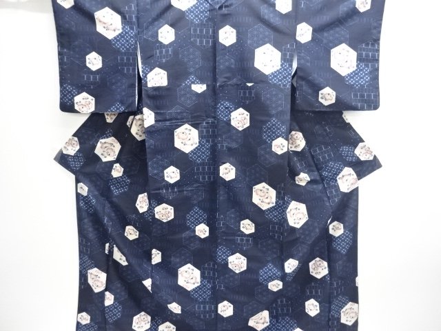 JAPANESE KIMONO / KOMON / KIKKO & CAMELLIA 